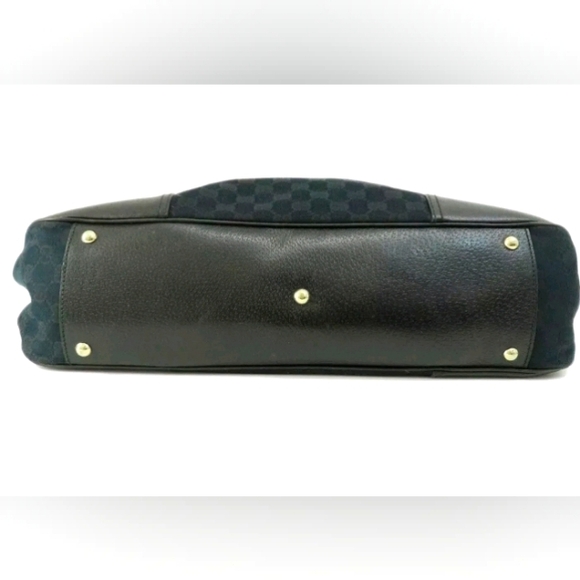 GUCCI Auth Sherry Canvas & Leather Shoulder Bag Tote EUC - Picture 6 of 17